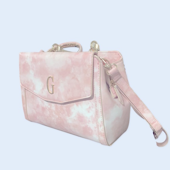 Pink & Gold Tie Die Guess Handbag - Picture 3 of 3